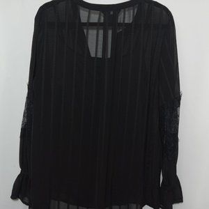 Simply Vera, Vera Wang, Black with lace, Large